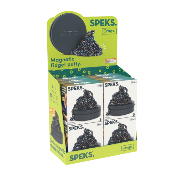 Crags Magnetic Putty Assorted 12 Units with Display - Oil Slick Medium Tins