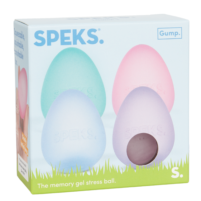 Speks Gump Eggs 4 Pack - The Memory Gel Stress Ball