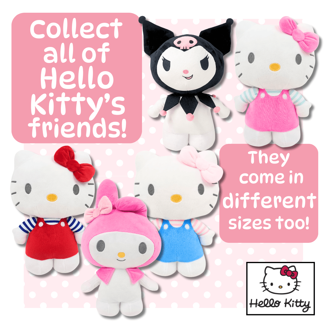 Hello Kitty Gift Set 16 CM Standing Hello Kitty, Kuromi Melody