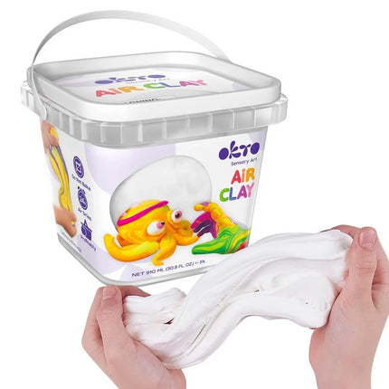 OKTO Air Dry Clay Individual Colour Resealable Buckets 910ml