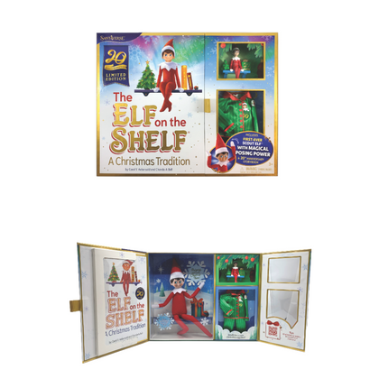 The Elf on the Shelf Limited Edition 20th Anniversary Box Set -  Boy with Blue Eyes