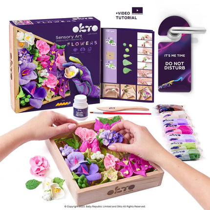 OKTO Air Dry Clay DIY Wood & Craft Sensory Art Sets