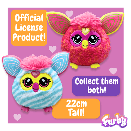 Furby Plush Toy – Blue Stripped (22 cm, 0 +)