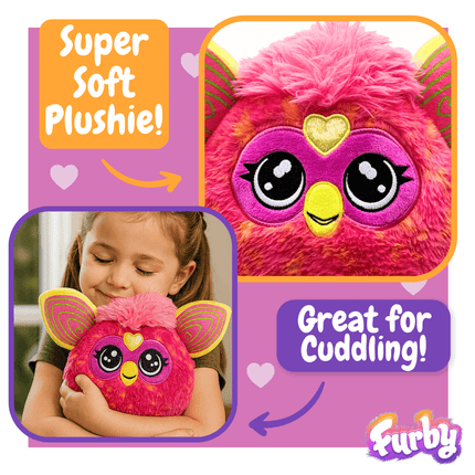 Furby Plush Toy – Hot Pink & Yellow (22 cm, 0 +)