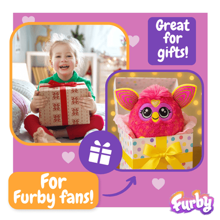 Furby Plush Toy – Hot Pink & Yellow (22 cm, 0 +)