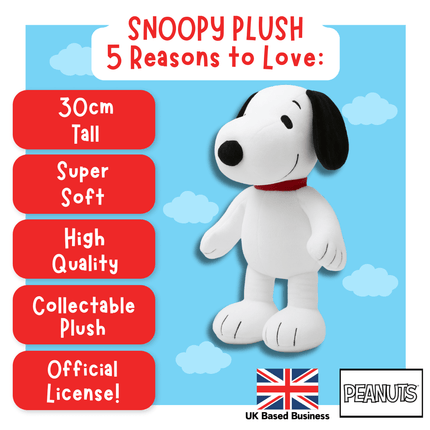 Snoopy Plush Toy – 30 cm
