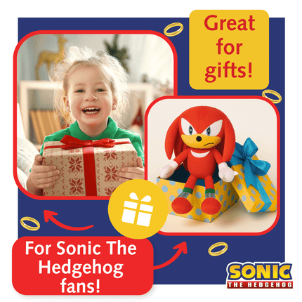Sonic Knuckles Plush Toy – 30 cm
