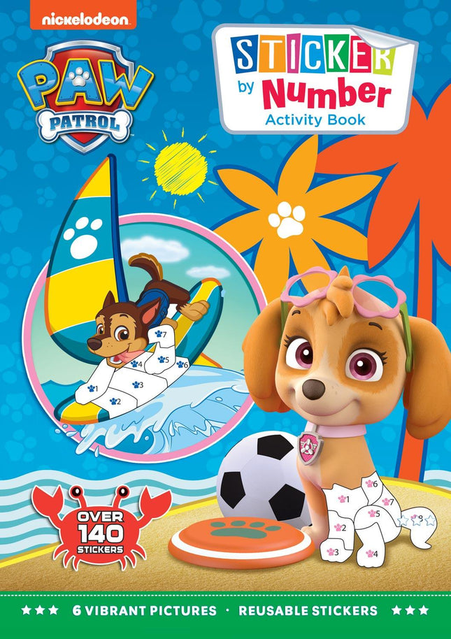 Paw Patrol Sticker by Numbers Book