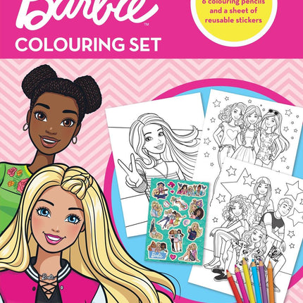 Barbie Colouring Set