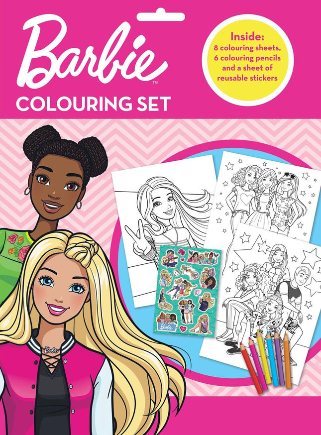 Barbie Colouring Set