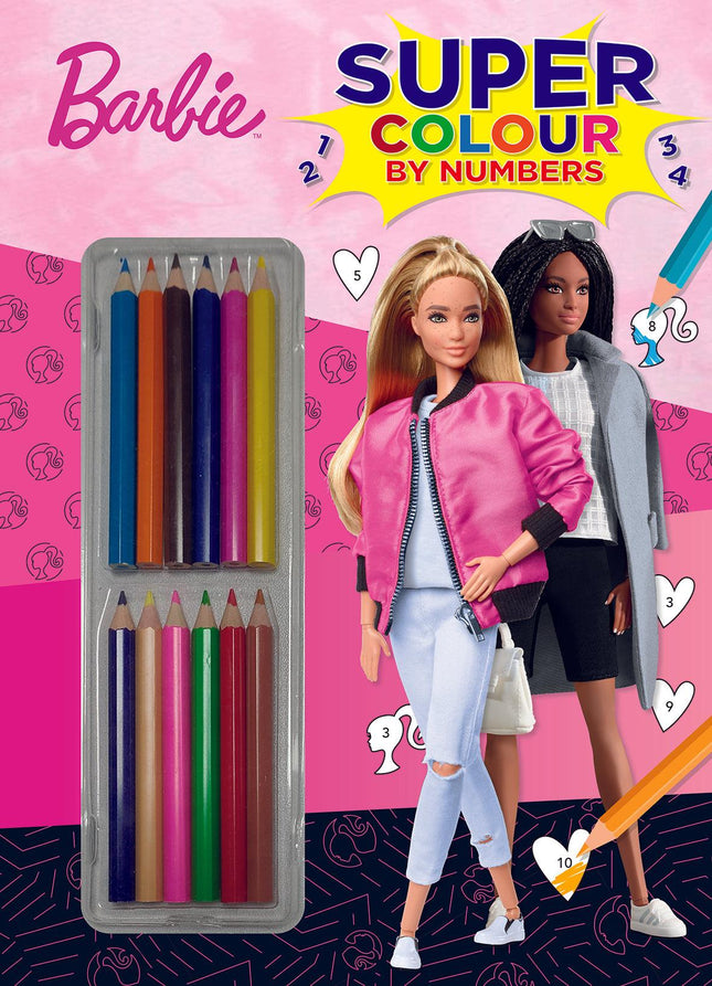 Barbie Super Colour By Numbers