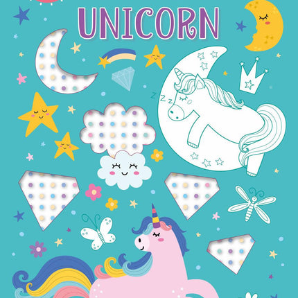 Gem Colouring Book Unicorn