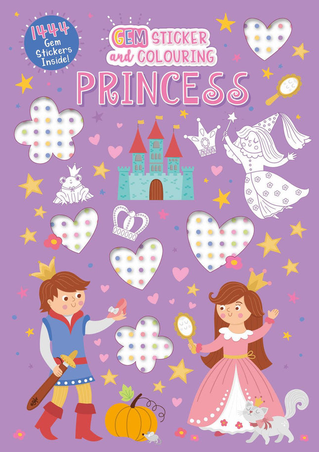 Princess Gem Colouring Book