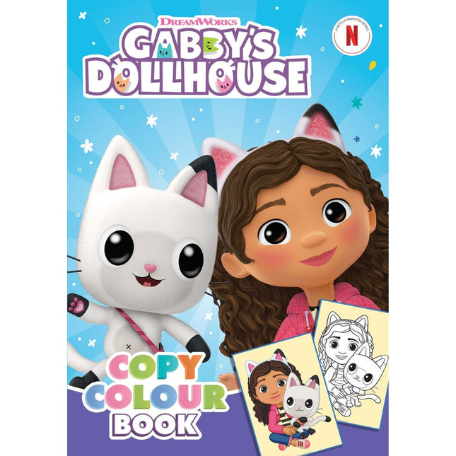 Gabby's Dollhouse Copy Colour Book