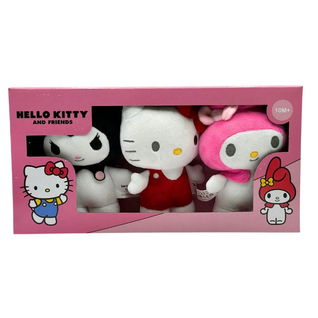 Hello Kitty Gift Set 16 CM Standing Hello Kitty, Kuromi &  Melody