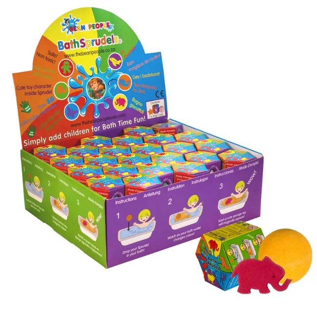 The Bean People Kids Surprise Bath Bombs - Assortment of 48 in CDU - 45g