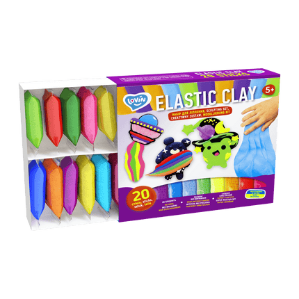 Lovin™ Elastic Clay 20 sticks TM Lovin Air Clay sculpting set