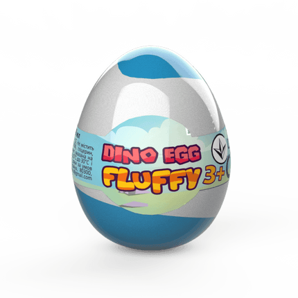 Lovin™ Fluffy Egg Colour Magic Slime-gum 40 ml.