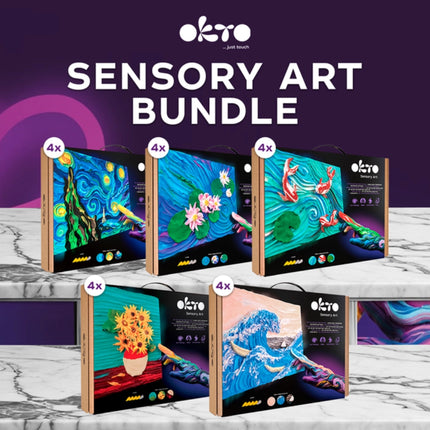 OKTO Sensory Art Bundle - Adults & Kids Arts & Crafts