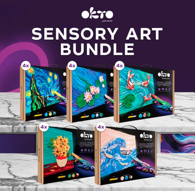 OKTO Sensory Art Bundle - Adults & Kids Arts & Crafts