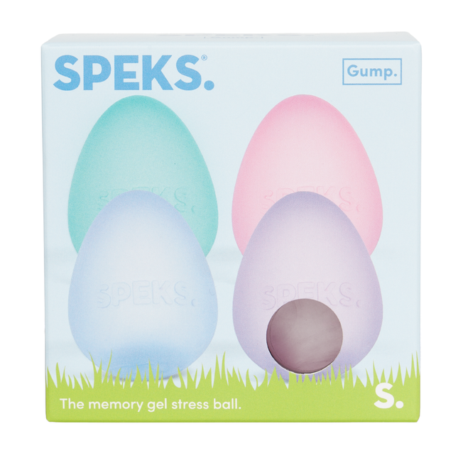 Speks Gump Eggs 4 Pack - The Memory Gel Stress Ball