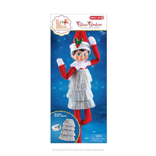 The Elf on the Shelf Claus Couture Collection Tiny Tinsel Dress