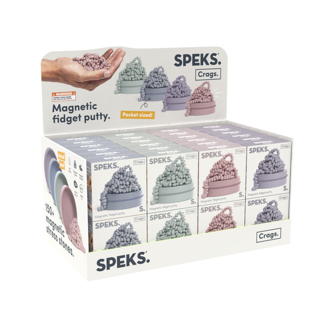 *New* Speks. Mini Neutral Crags - Magnetic Fidget Putty