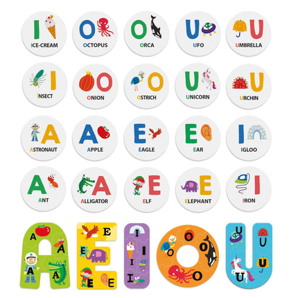 HEADU Happy Vowels | Educational Toys