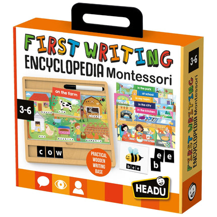 HEADU Montessori  First Writing Encyclopedia | Educational Toys