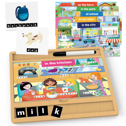 HEADU Montessori  First Writing Encyclopedia | Educational Toys