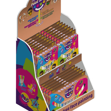 Little Brian Face Paints CDU (for 6 & 12 Packs) with stock