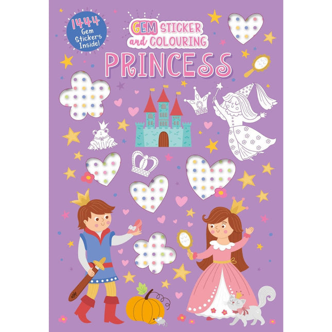 Princess Gem Colouring Book