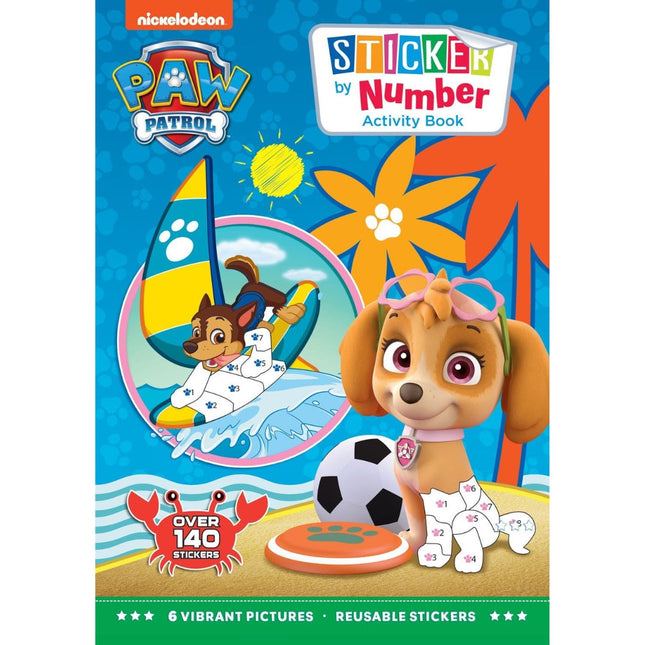 Paw Patrol Sticker by Numbers Book