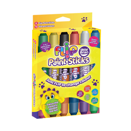 Little Brian Flip Paint Sticks 6 Assorted