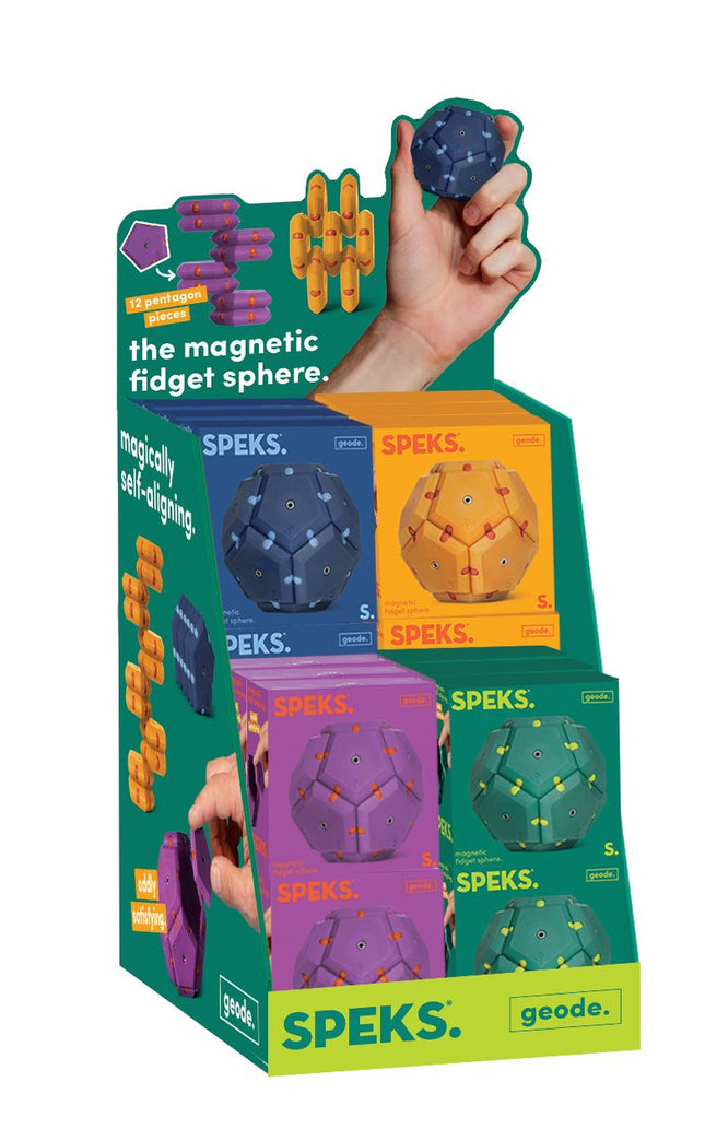 *Best Seller* Speks Geode. - The Magnetic Fidget Pop/Matte Sphere