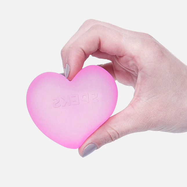 Gump Heart 24 Units with Display - The Memory Gel Heart Stress Ball - 6cm - 12 of each colour