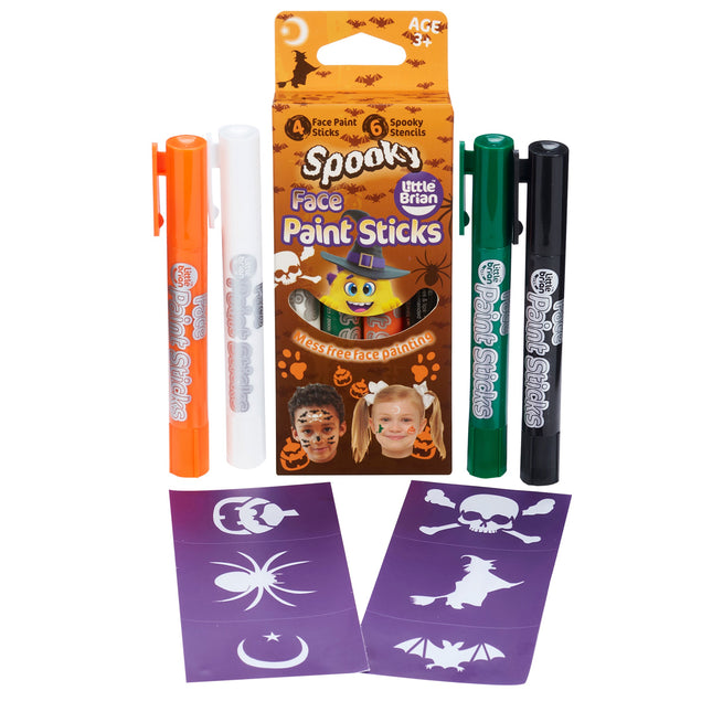 Little Brian Spooky Face Paint Sticks