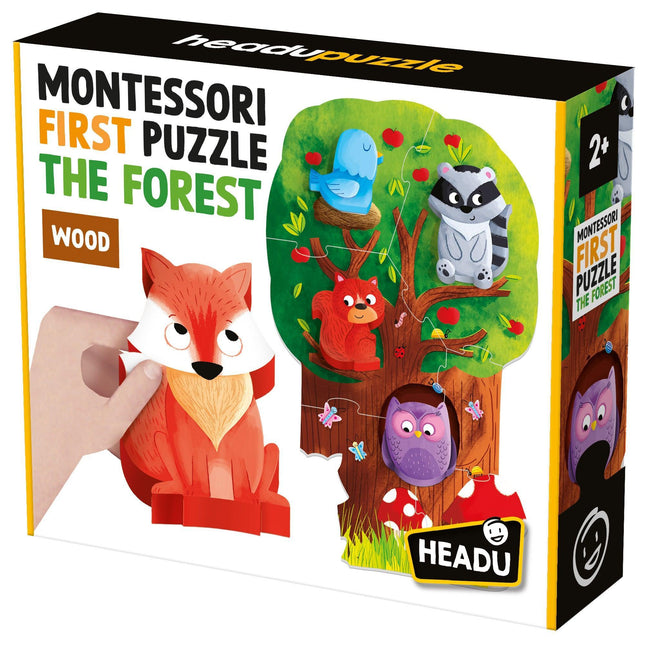 HEADU Montessori First Puzzle the Forest | Educational Toys