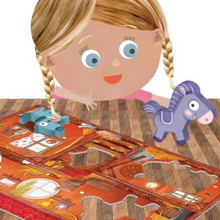 HEADU Montessori First Puzzle the Farm | Educational Toys