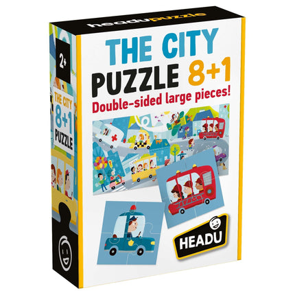 HEADU Puzzle 8+1 City | Educational Toys