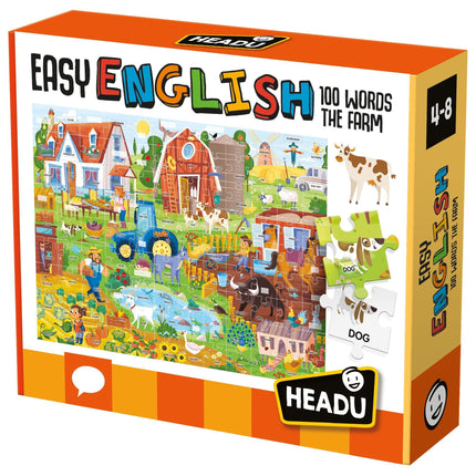 HEADU Easy English 100 Words Farm | Educational Toys