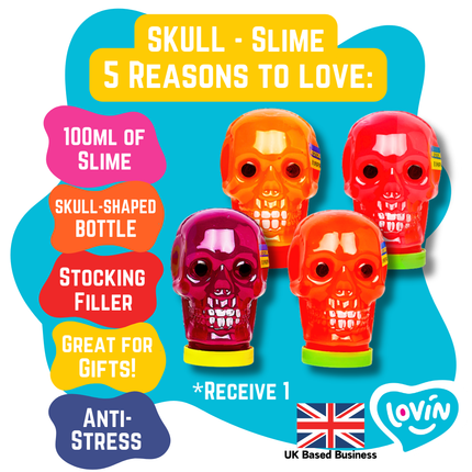 Lovin™ Skull Slime Antistress Toy 100 ml