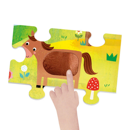 HEADU  Montessori Tactile Puzzle Farm | Educational Toys