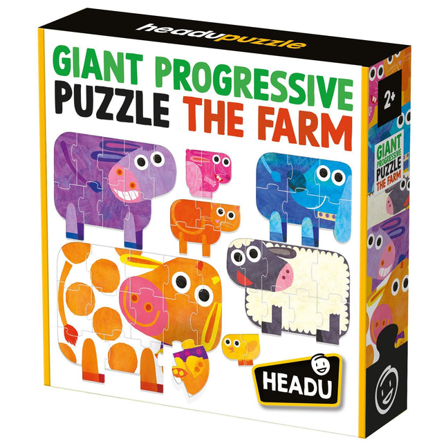 HEADU Giant Progressive Puzzle The Farm