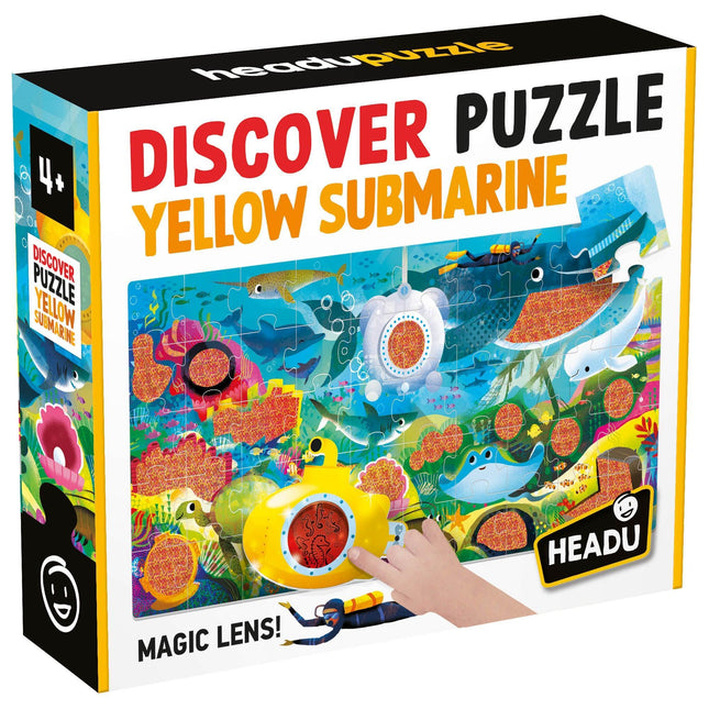 HEADU Discover Puzzle Yellow Submarine | Educational Toys