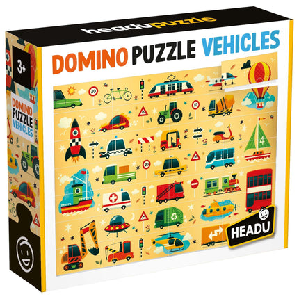 HEADU Domino Puzzle Vehicles | Educational Toys