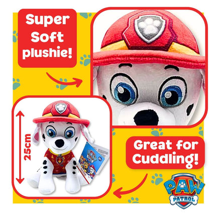 Paw Patrol Marshall 25cm Medium Sitting Plush Toy