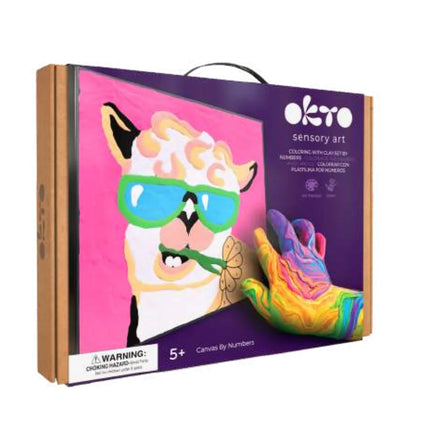 OKTO Sensory Air Dry Clay Colouring by Numbers 2025