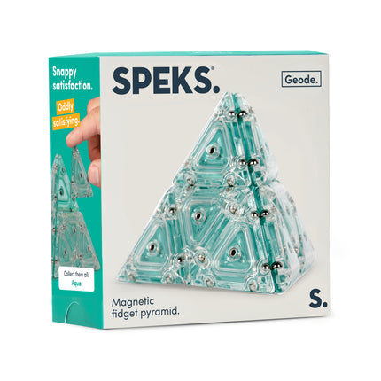 Speks Geode. - The Magnetic Fidget Crystal Pyramid