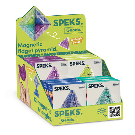 Speks Geode. - The Magnetic Fidget Crystal Pyramid